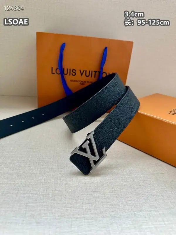 LV belt 34mmX95-125cm 8L22